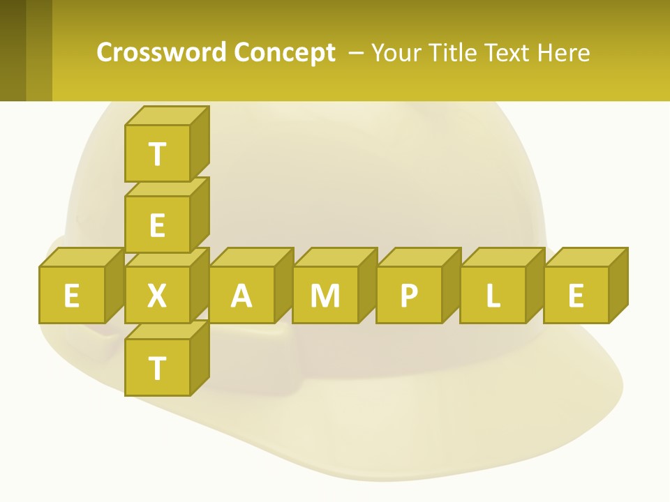 Business Green Construct PowerPoint Template