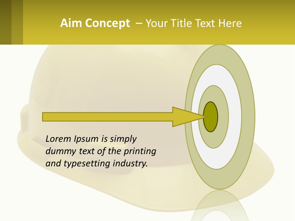 Business Green Construct PowerPoint Template