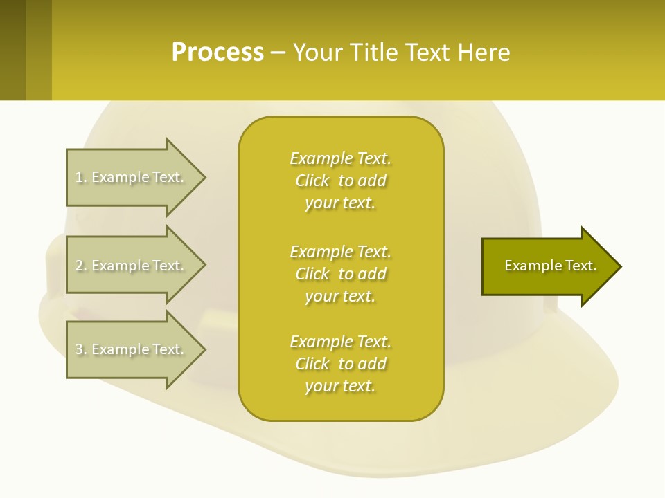 Business Green Construct PowerPoint Template
