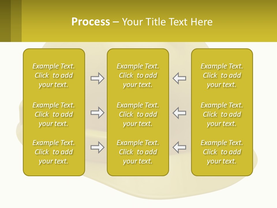 Business Green Construct PowerPoint Template