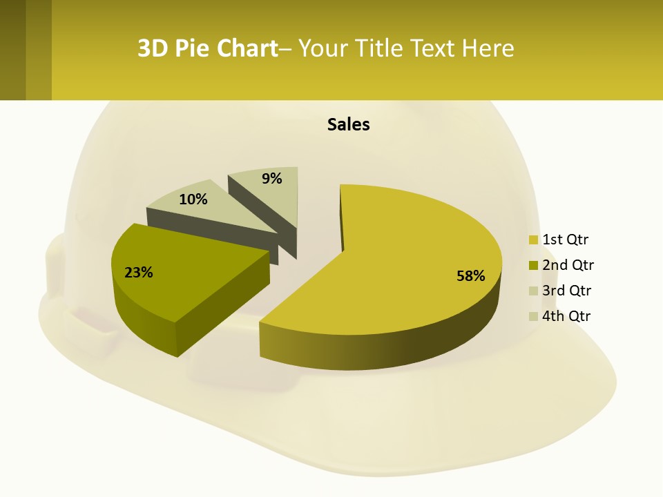 Business Green Construct PowerPoint Template