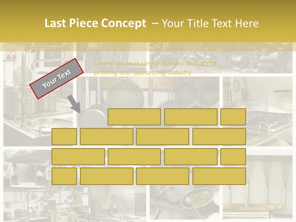 House Rent Garden PowerPoint Template