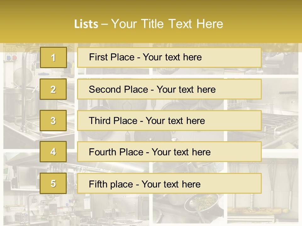 House Rent Garden PowerPoint Template