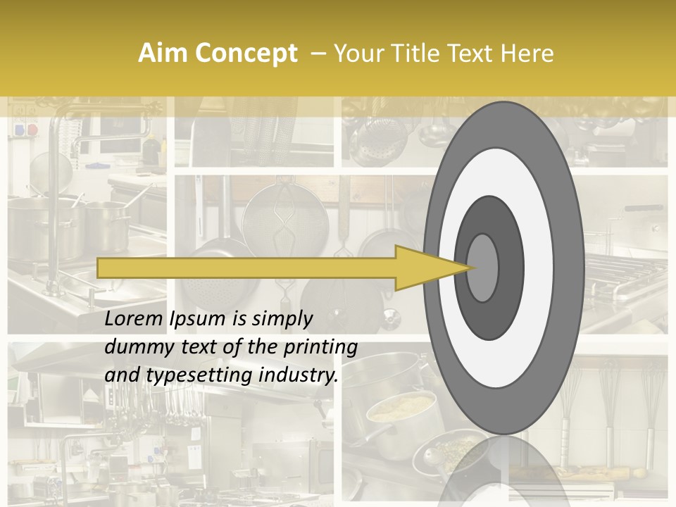 House Rent Garden PowerPoint Template