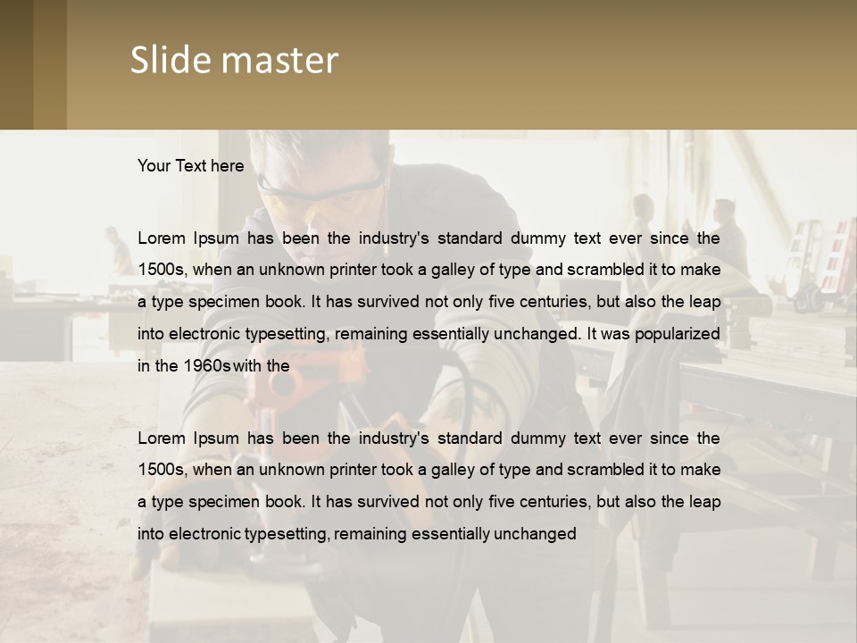 Park Background Holding PowerPoint Template