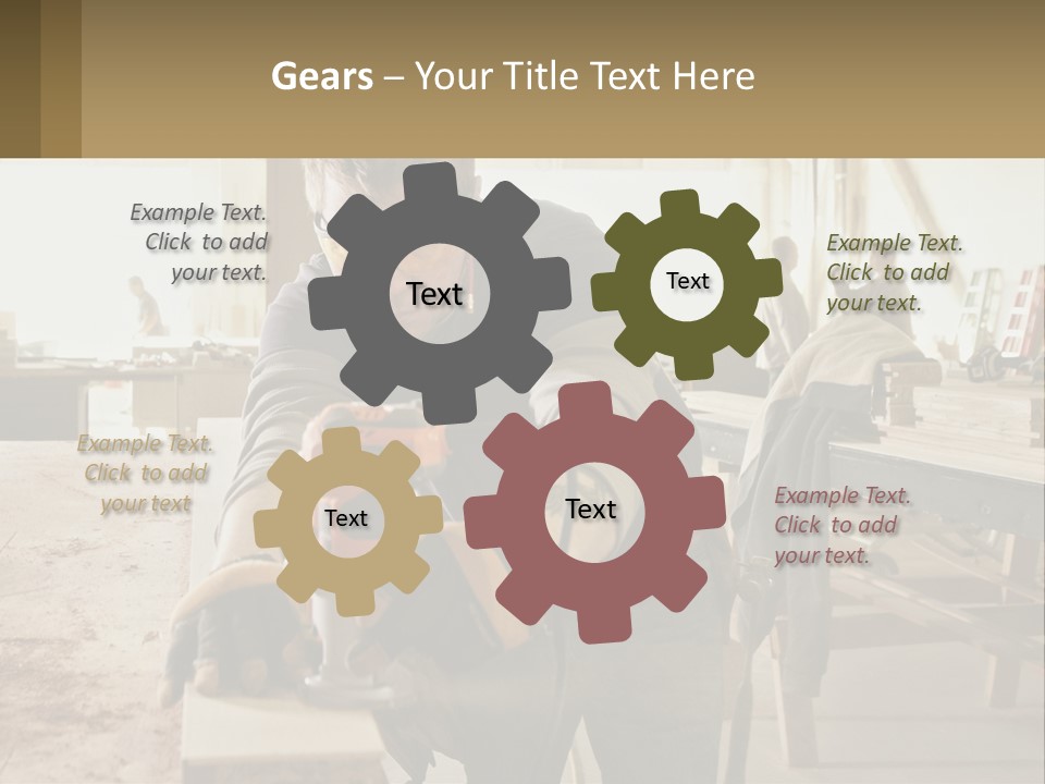 Park Background Holding PowerPoint Template