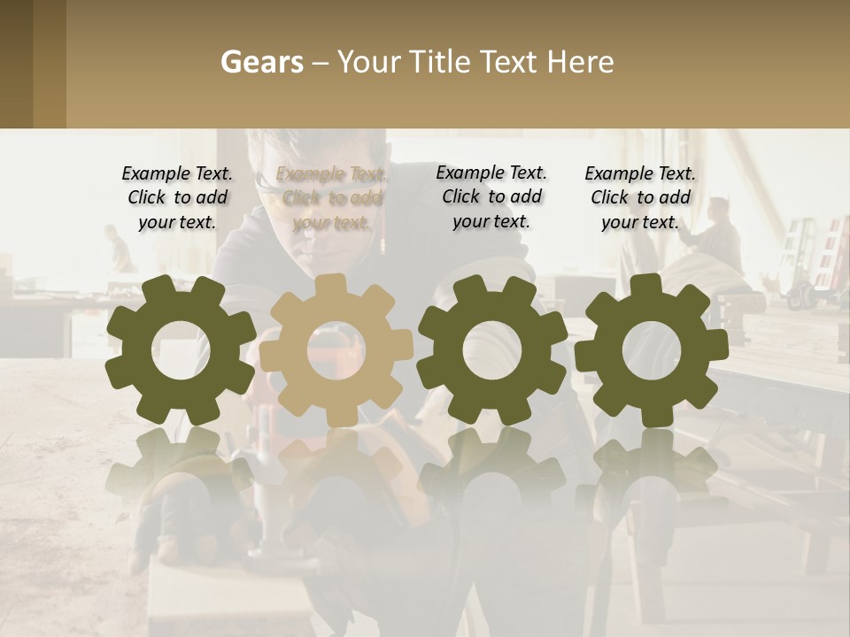 Park Background Holding PowerPoint Template