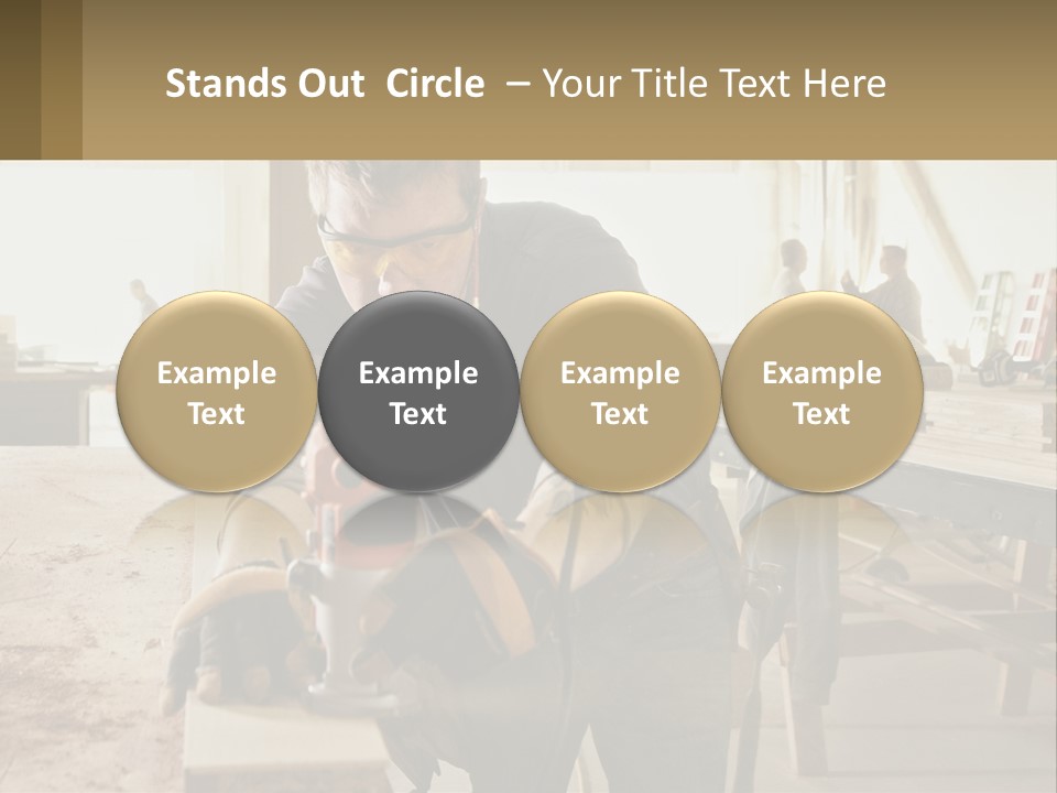 Park Background Holding PowerPoint Template