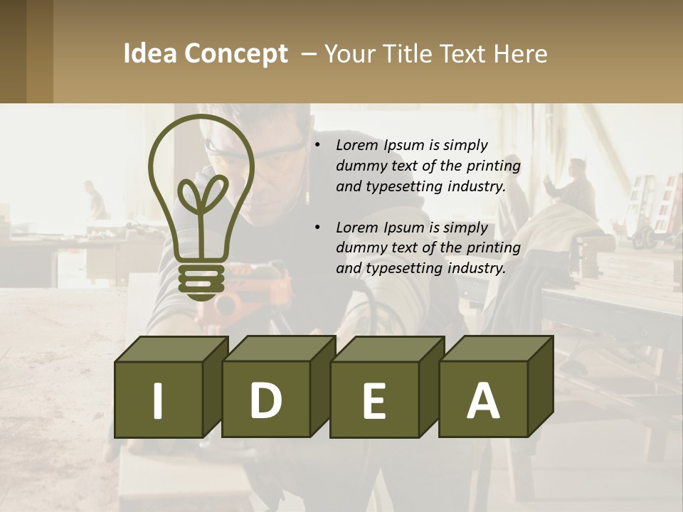 Park Background Holding PowerPoint Template