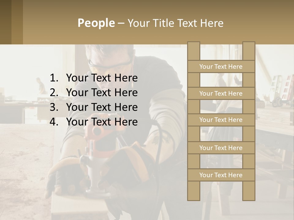 Park Background Holding PowerPoint Template