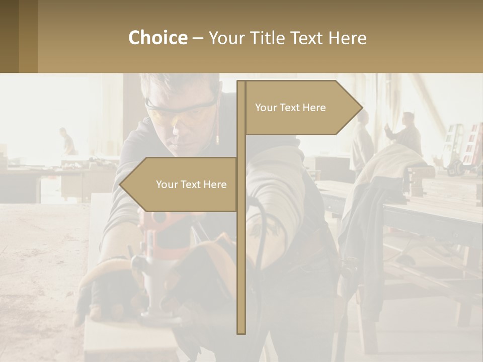 Park Background Holding PowerPoint Template