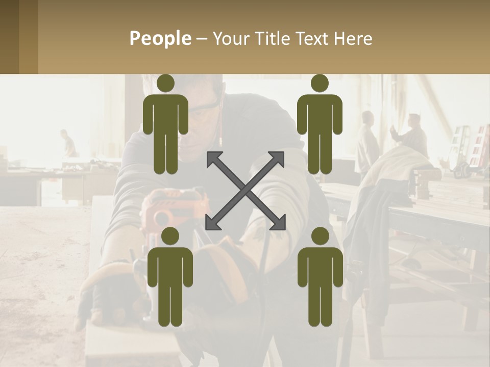 Park Background Holding PowerPoint Template