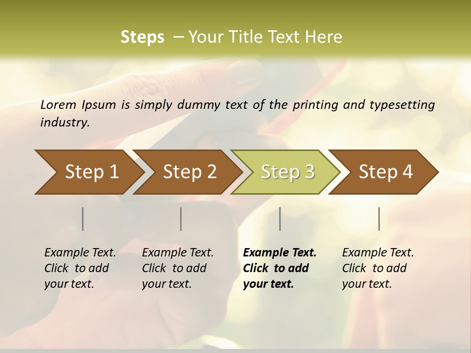 Loan Residential Grass PowerPoint Template