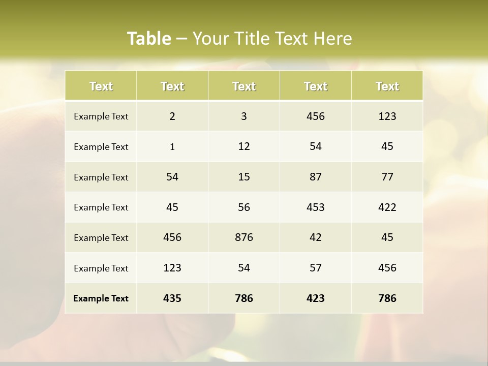 Loan Residential Grass PowerPoint Template