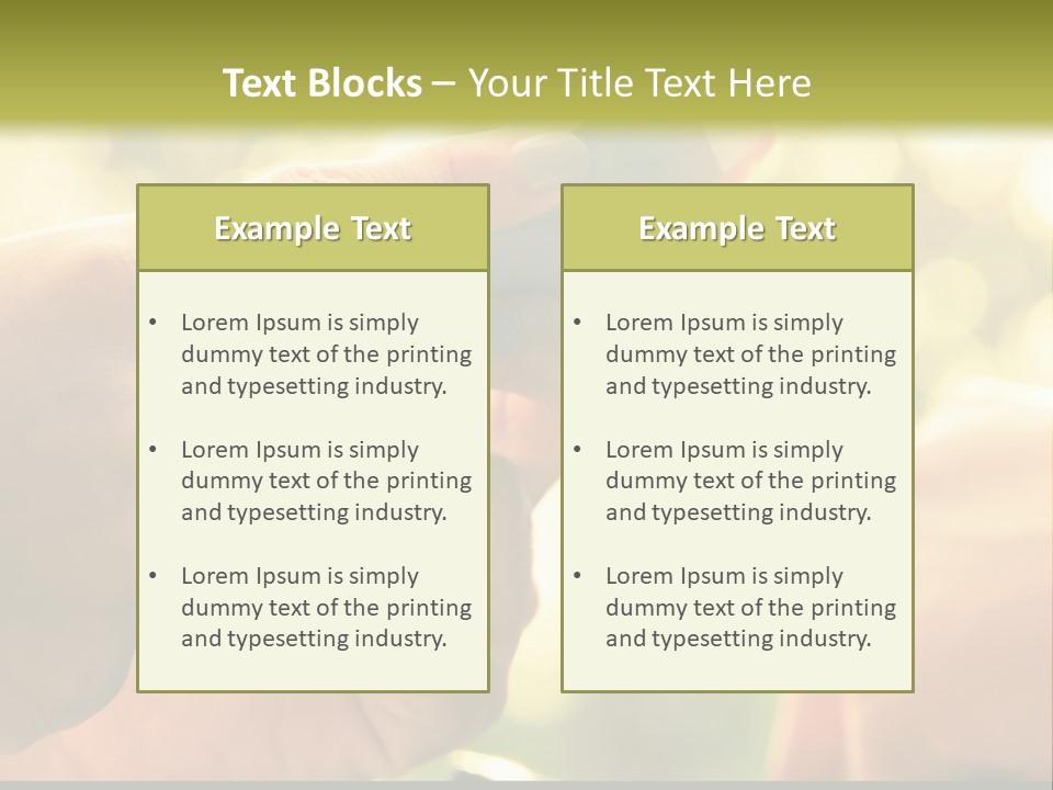 Loan Residential Grass PowerPoint Template