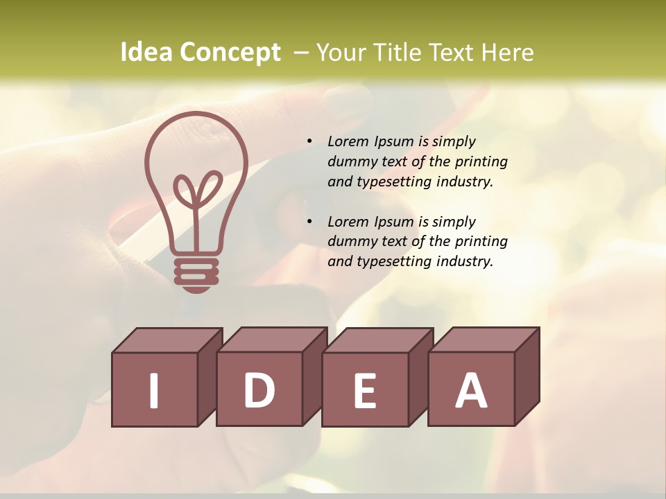 Loan Residential Grass PowerPoint Template