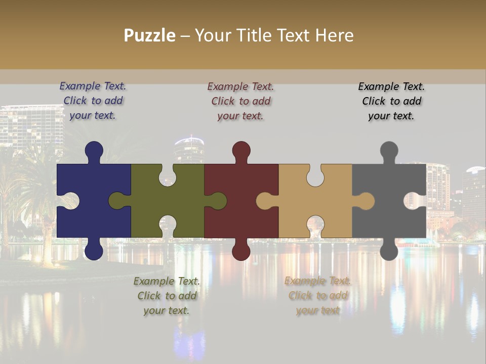 Lawn Construction Blue Sky PowerPoint Template