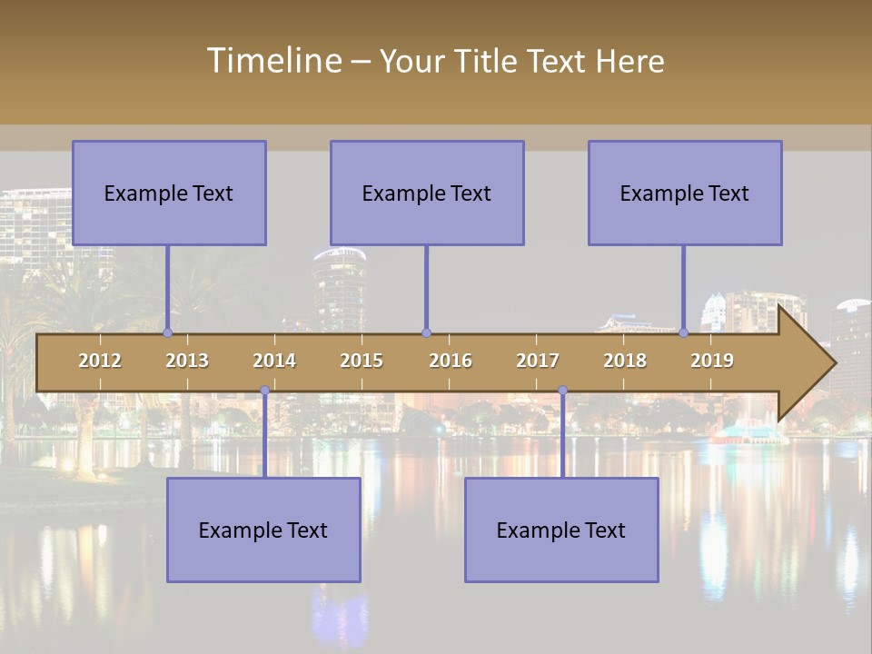 Lawn Construction Blue Sky PowerPoint Template
