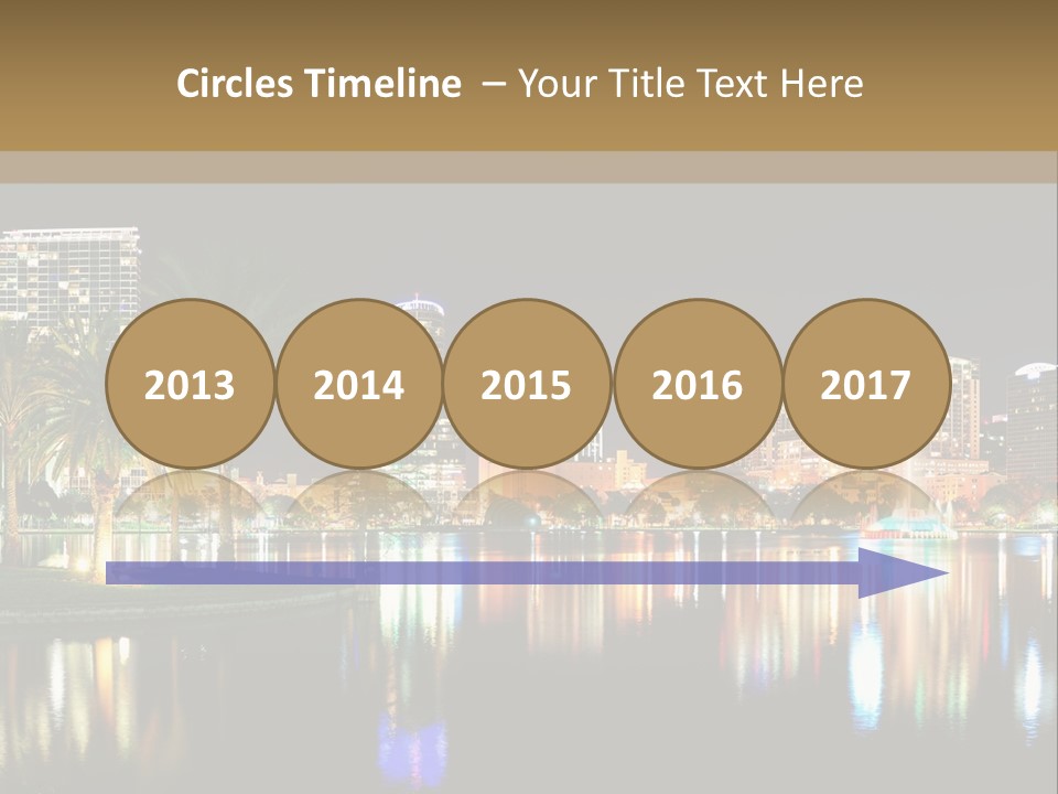 Lawn Construction Blue Sky PowerPoint Template