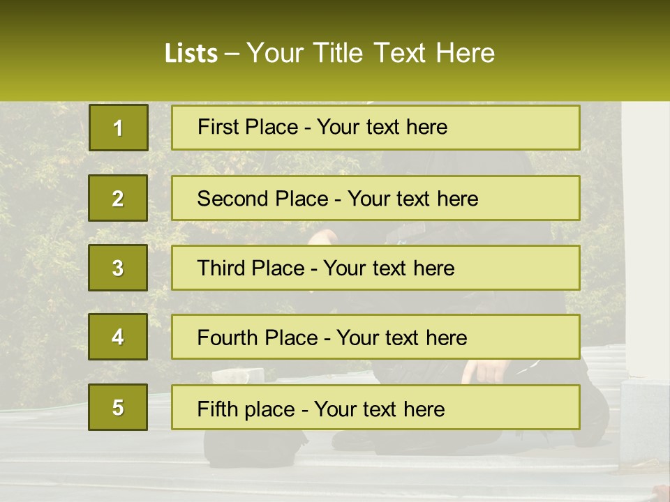 Residential Estate Man PowerPoint Template