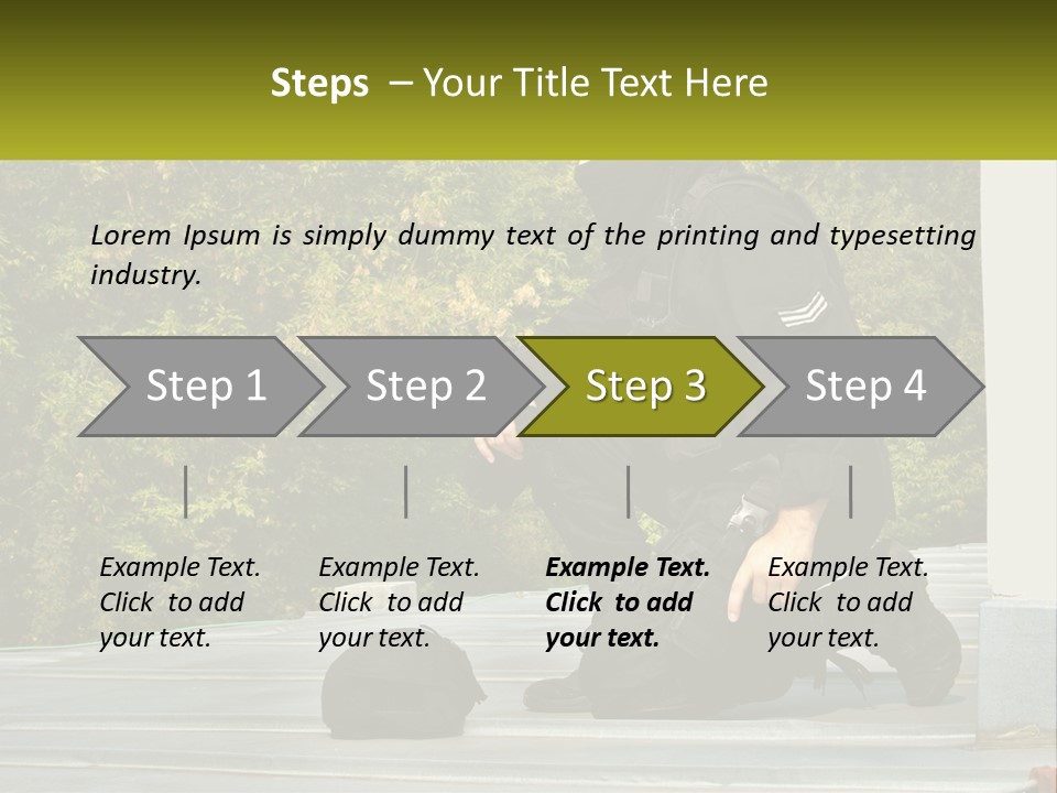 Residential Estate Man PowerPoint Template