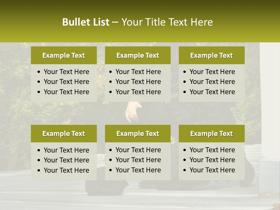 Residential Estate Man PowerPoint Template
