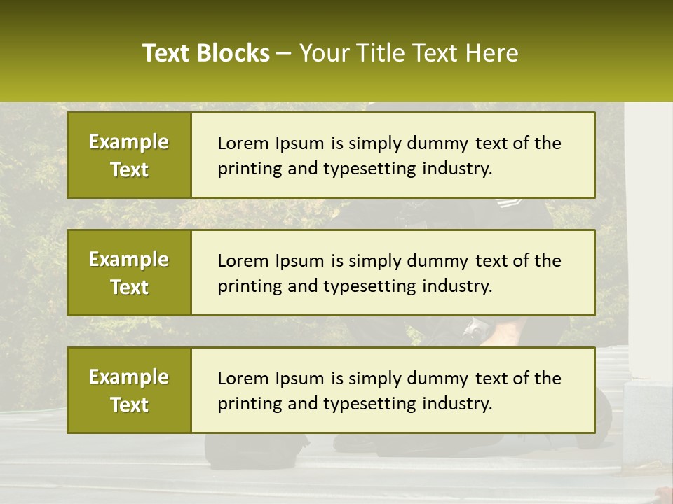 Residential Estate Man PowerPoint Template