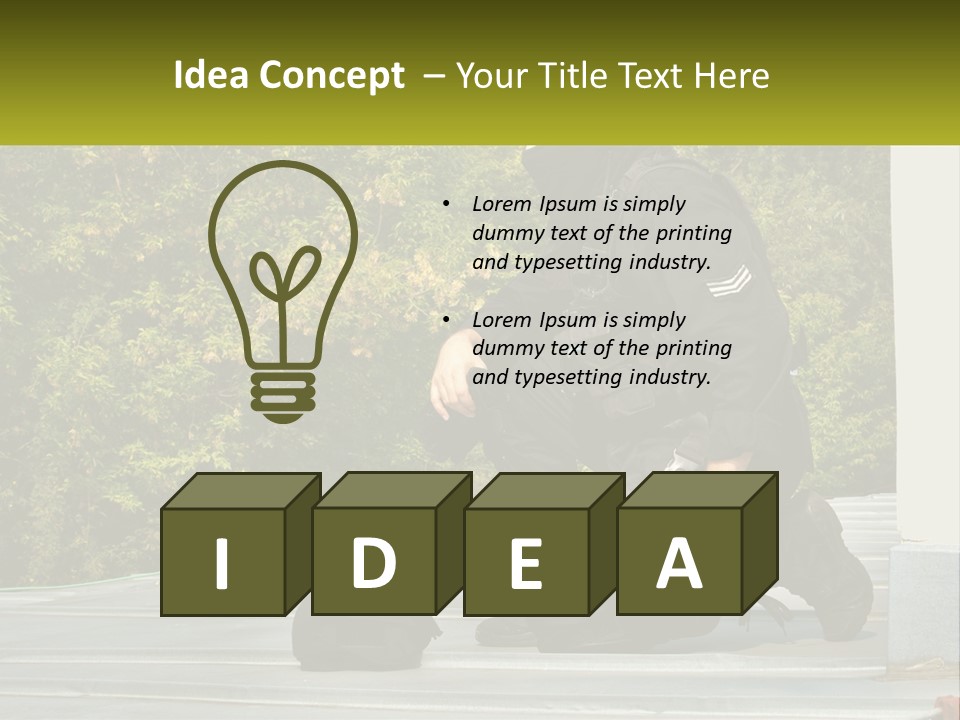 Residential Estate Man PowerPoint Template