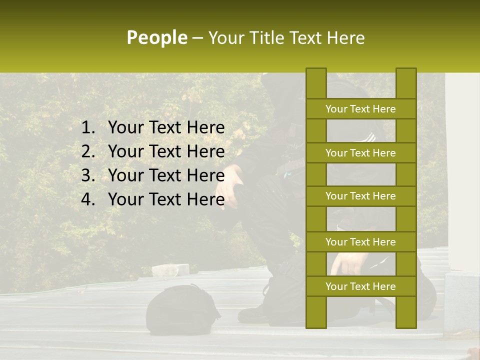 Residential Estate Man PowerPoint Template