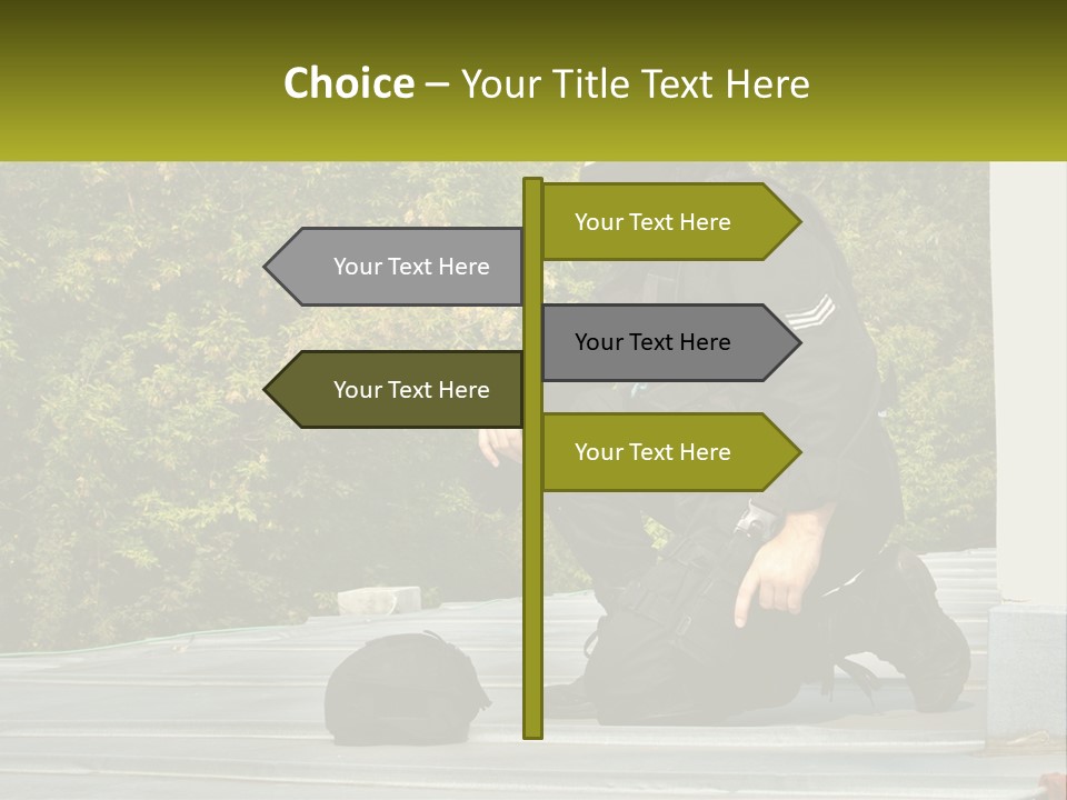 Residential Estate Man PowerPoint Template