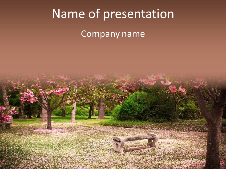 Nature Estate Man PowerPoint Template