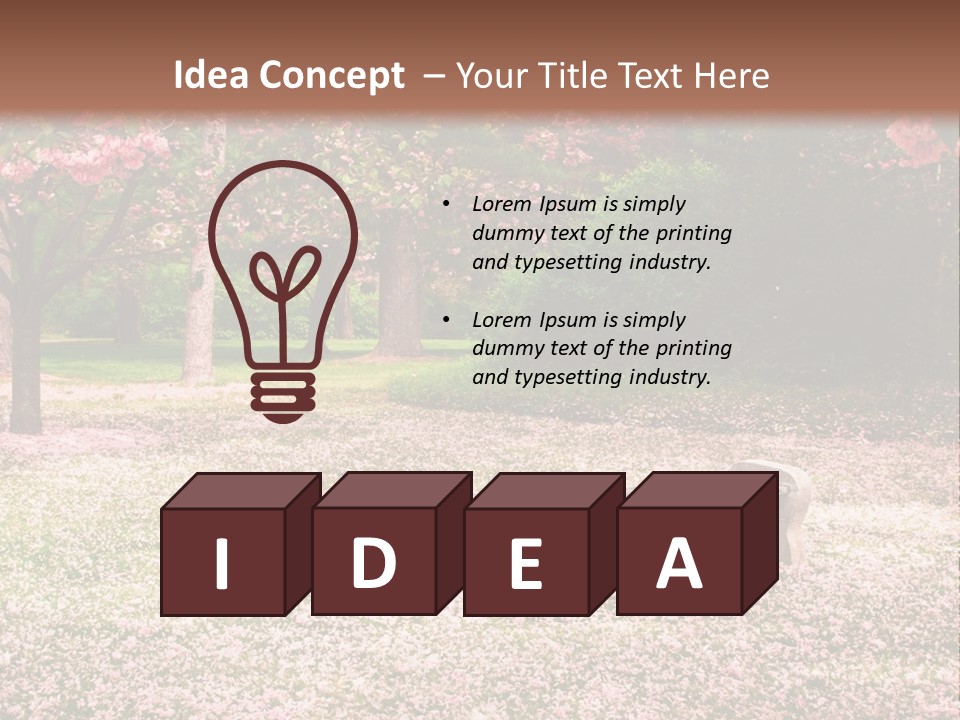 Nature Estate Man PowerPoint Template