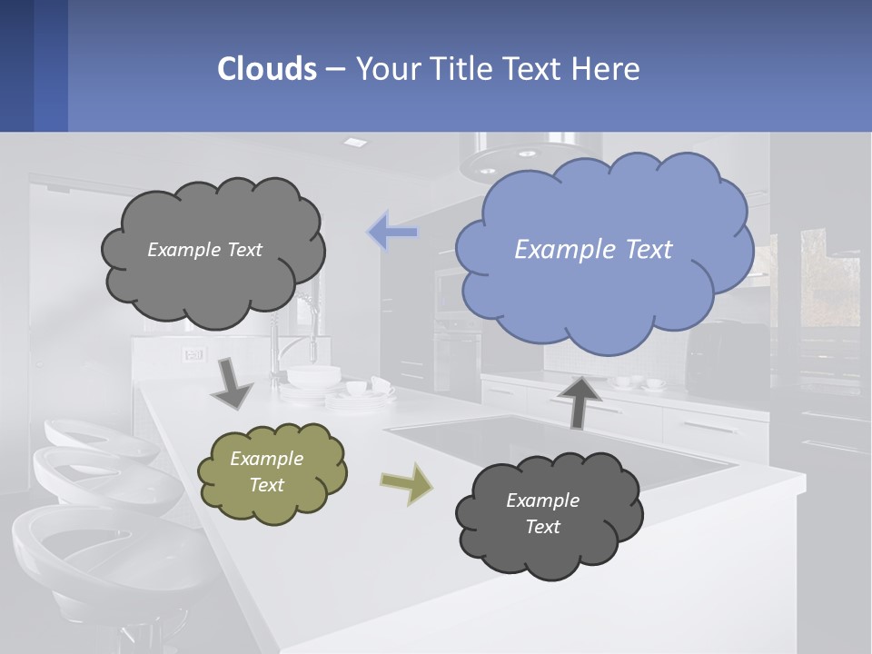 Leaf Blue Sky Dream PowerPoint Template