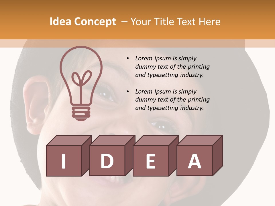 Hand Dream Sale PowerPoint Template