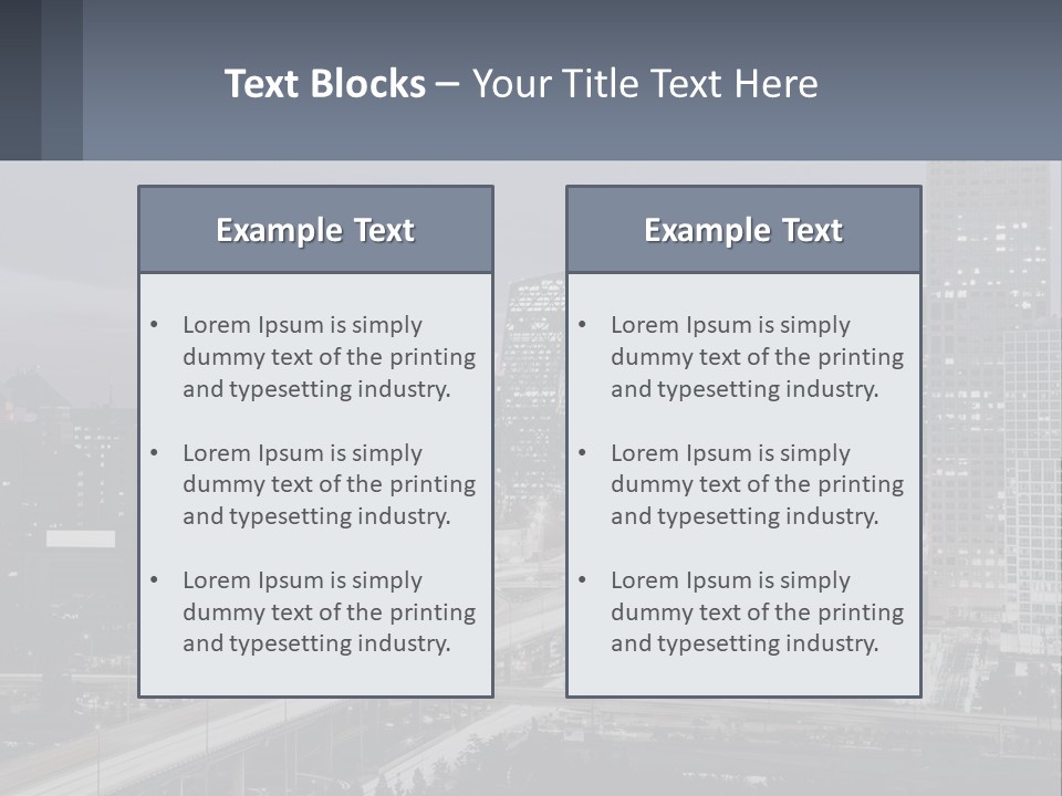 Build Park Dream PowerPoint Template