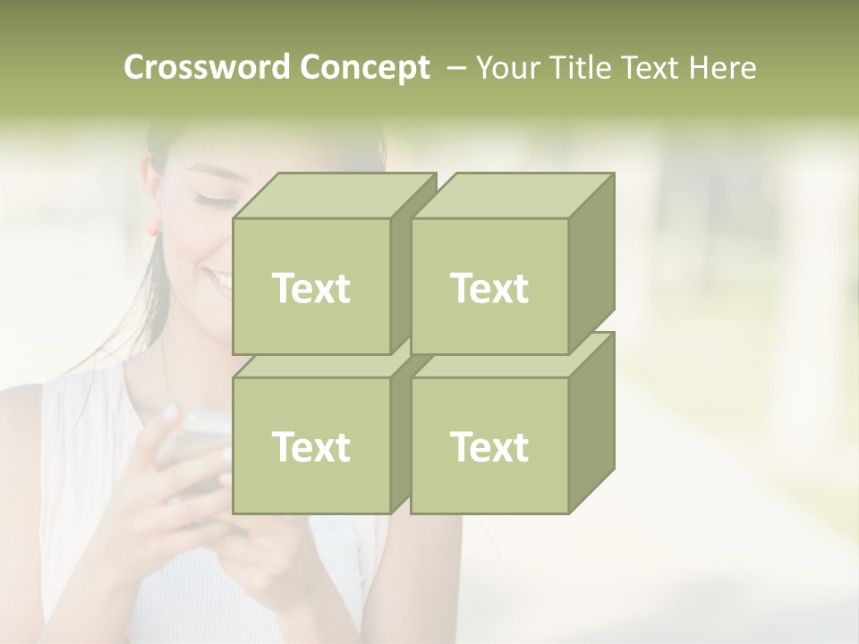 Sky Business Green PowerPoint Template