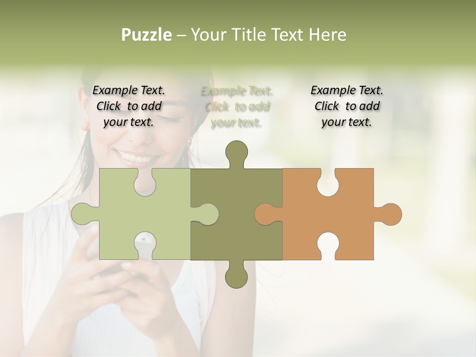 Sky Business Green PowerPoint Template