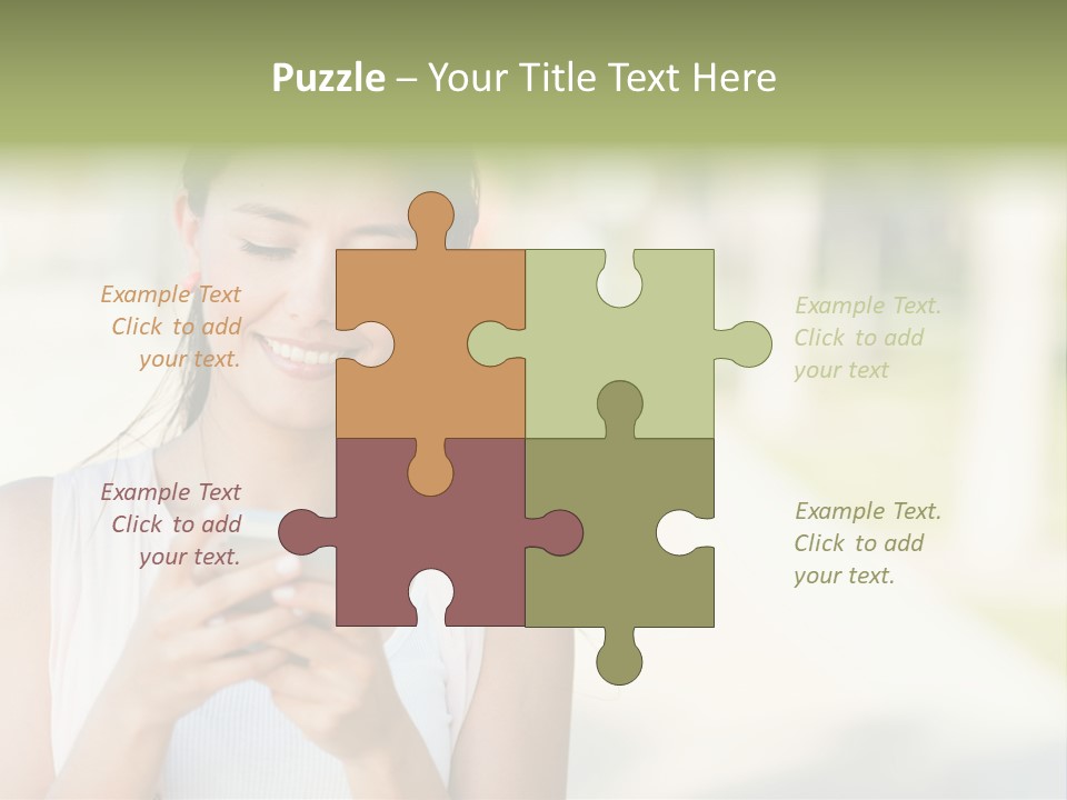 Sky Business Green PowerPoint Template