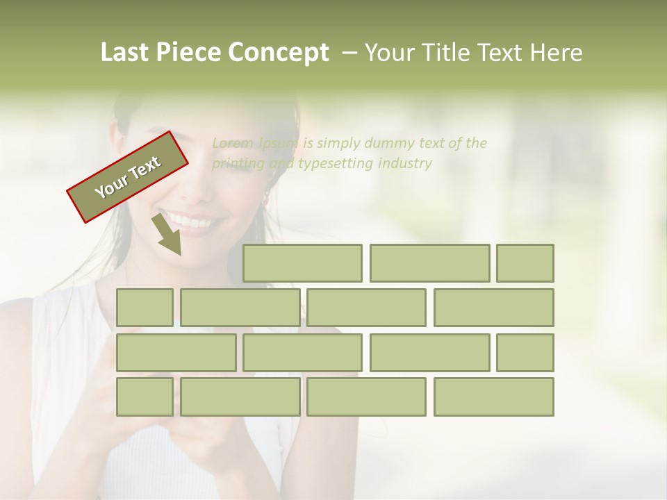Sky Business Green PowerPoint Template