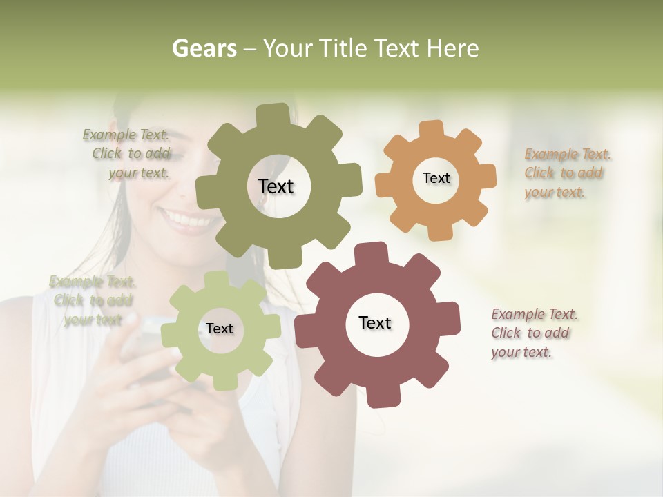 Sky Business Green PowerPoint Template