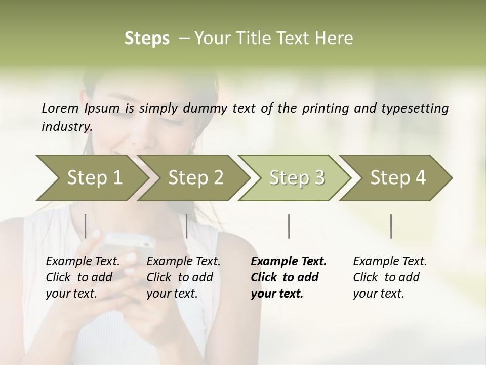 Sky Business Green PowerPoint Template
