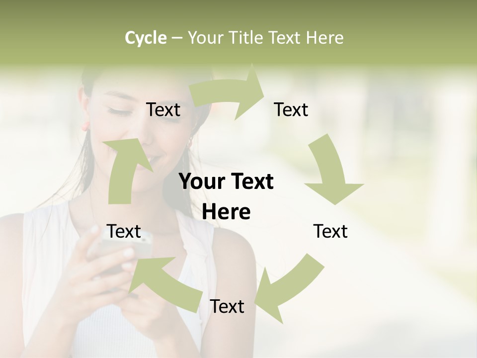 Sky Business Green PowerPoint Template