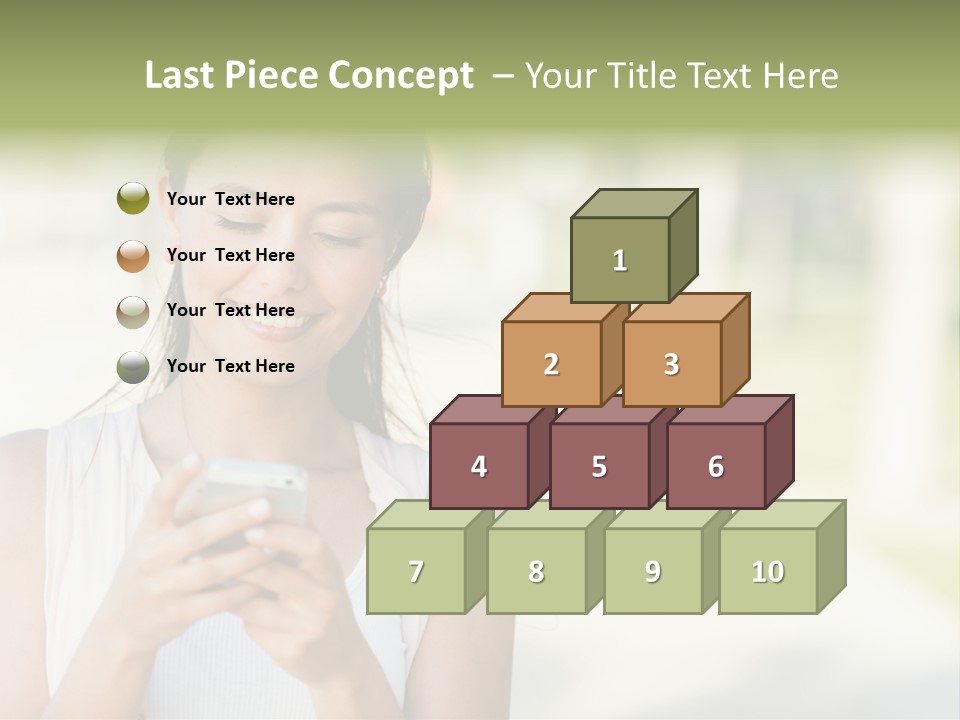 Sky Business Green PowerPoint Template
