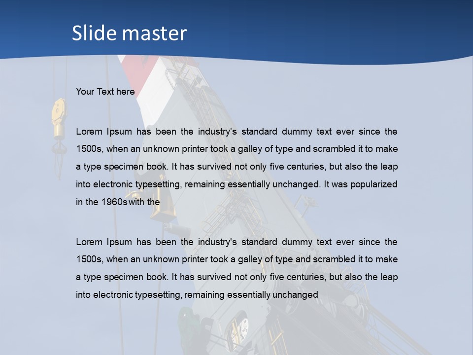 Build Holding Structure PowerPoint Template