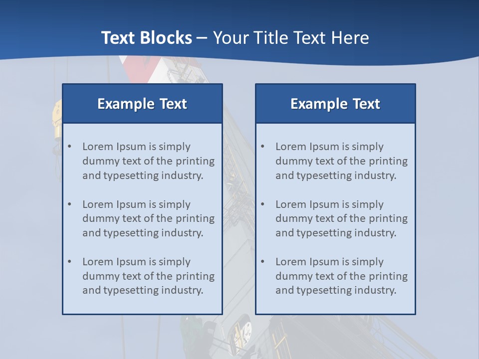 Build Holding Structure PowerPoint Template