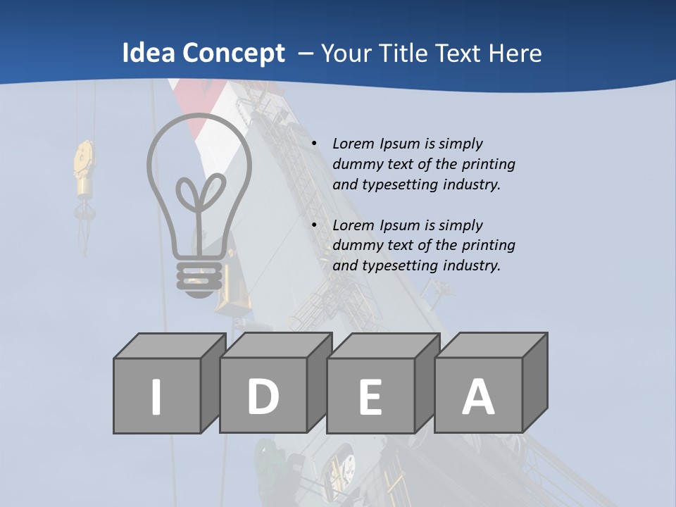 Build Holding Structure PowerPoint Template