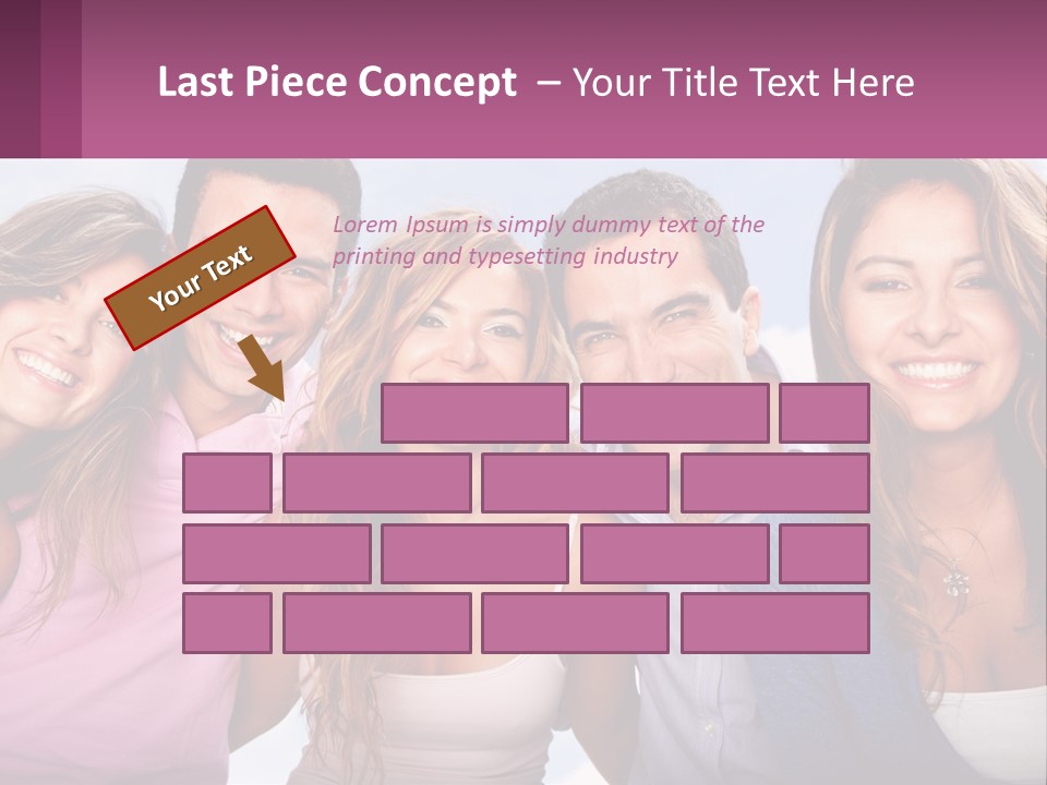 House Build Lawn PowerPoint Template