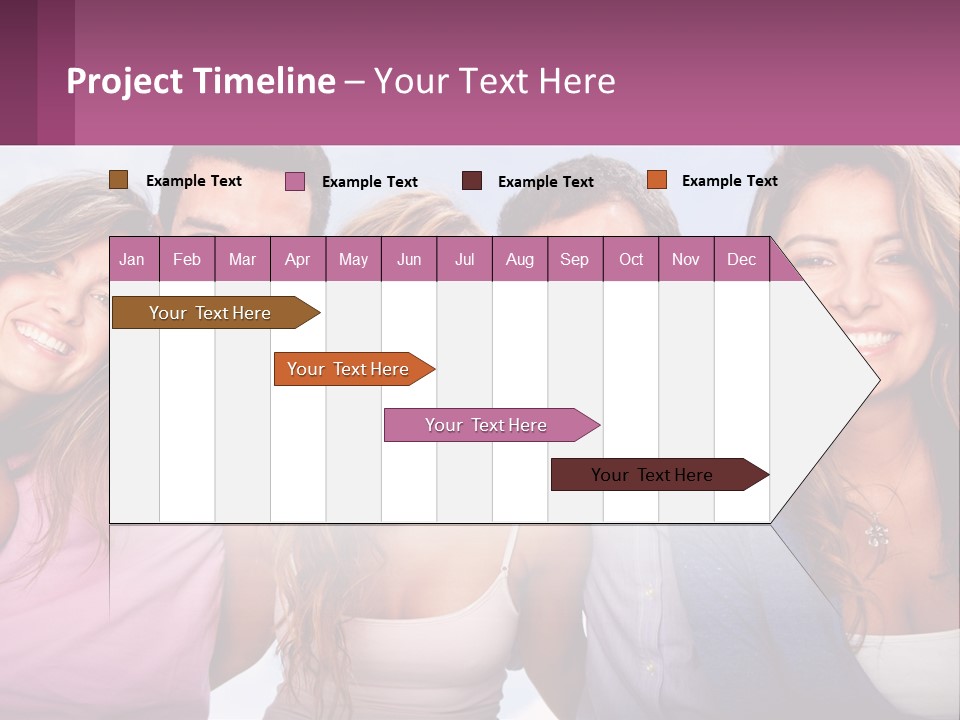 House Build Lawn PowerPoint Template