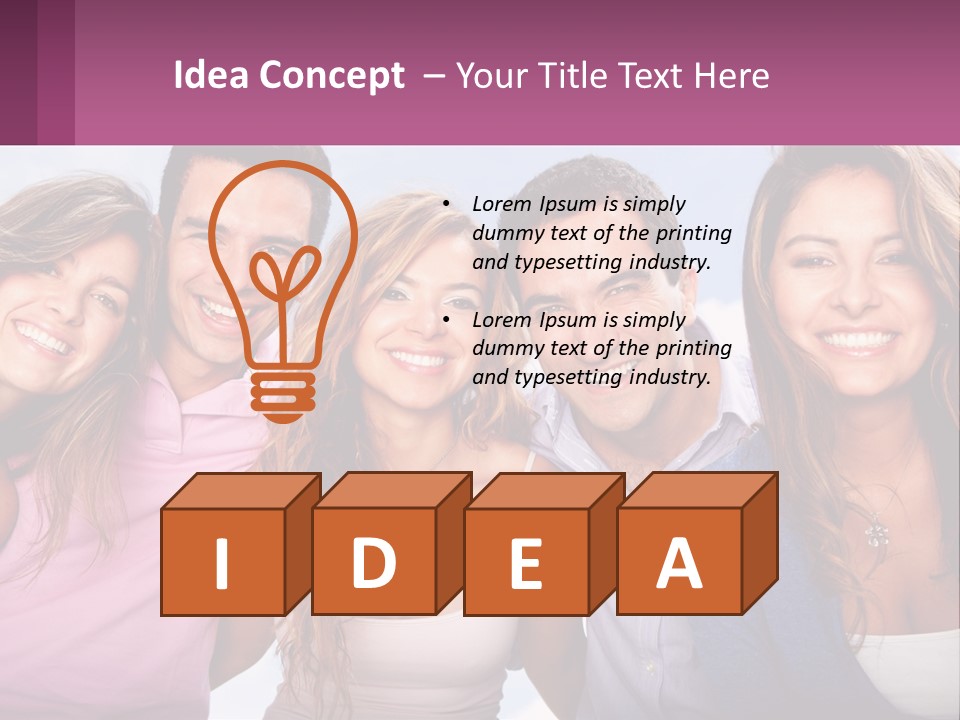 House Build Lawn PowerPoint Template