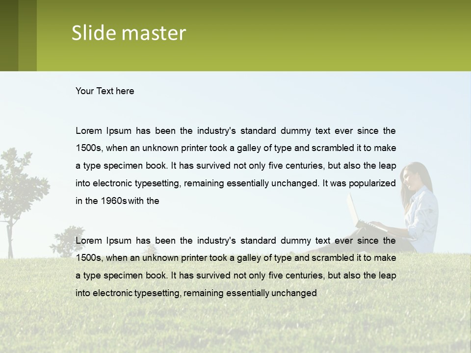 Finance Build Nature PowerPoint Template